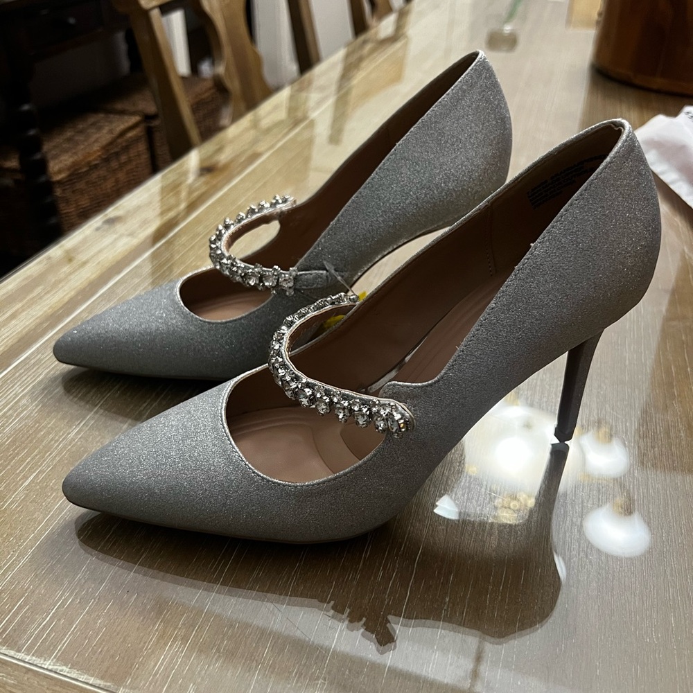 BCBG GLITTER Rhinestone Pumps